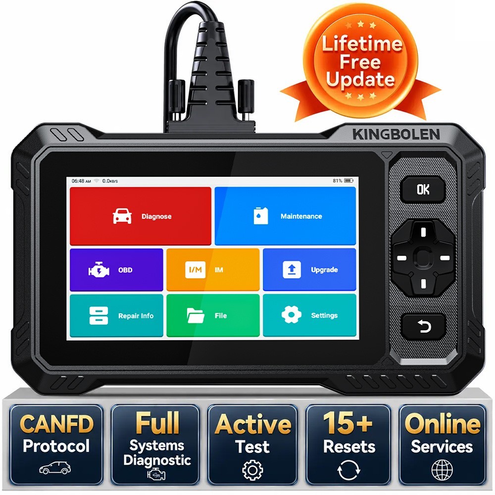 2026 KINGBOLEN S6 ELITE Car Bi-directional Diagnostic Tool Full System Scanner