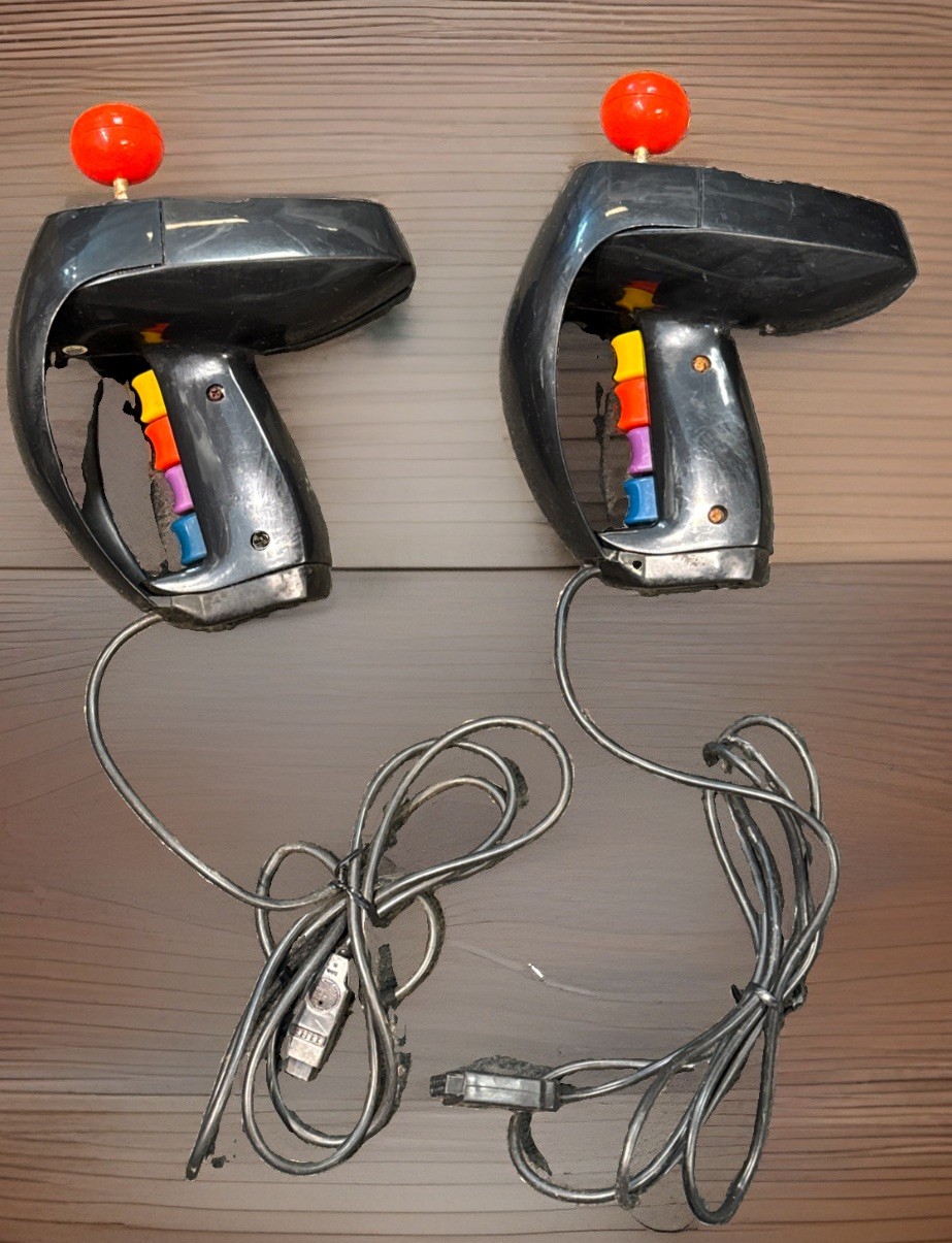 1980’s Black Colecovision 2 Super Action Controllers Clean! for Gaming System!!!