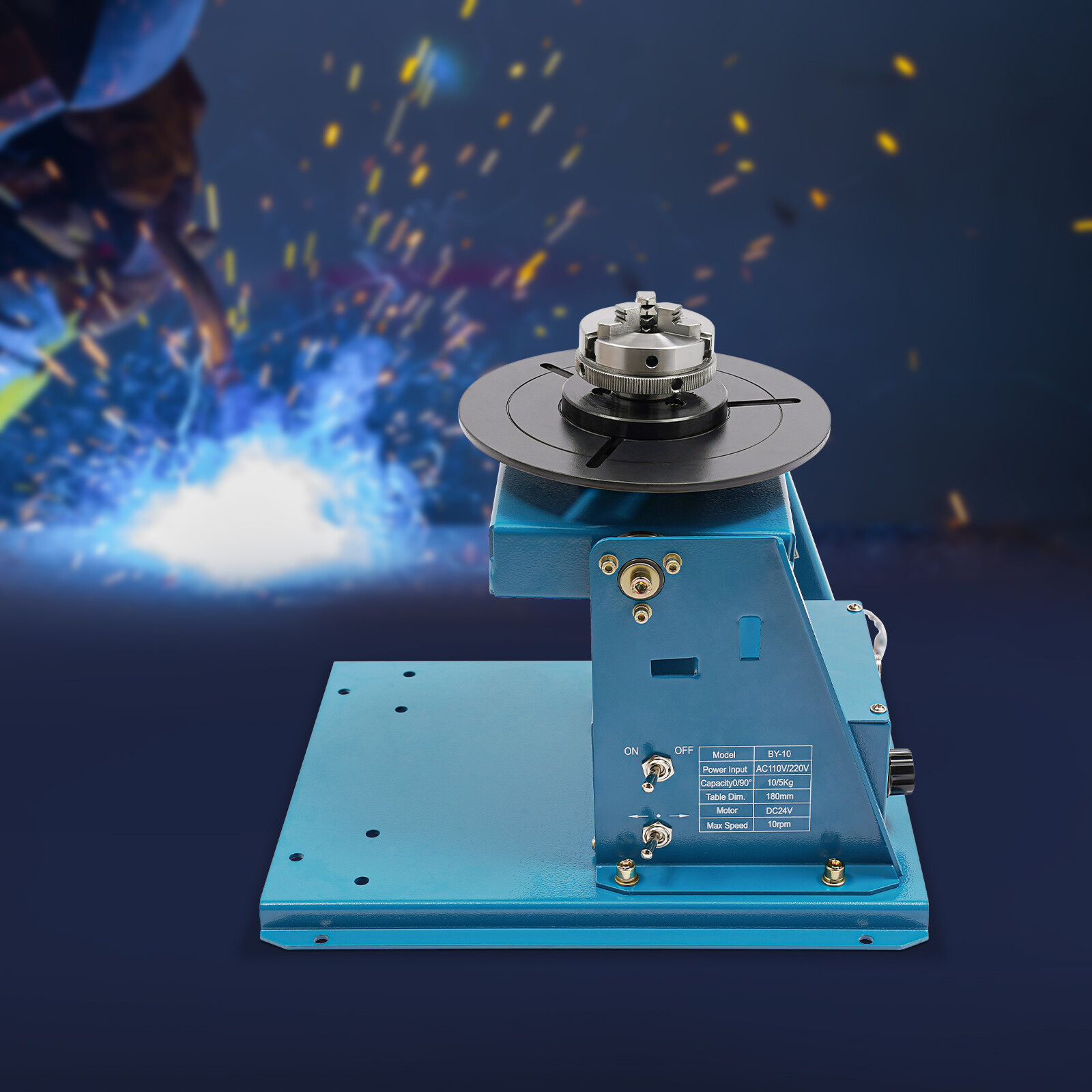 Welding Positioner Automatic Pipe Welding Automatic Rotary Table Positioner 10kg