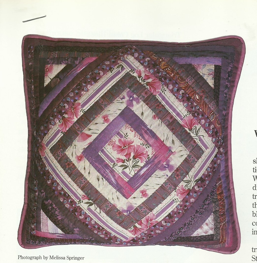 E0169  WHITE HOUSE STEPS PILLOW  QUILT PATTERN/INSTRUCTIONS