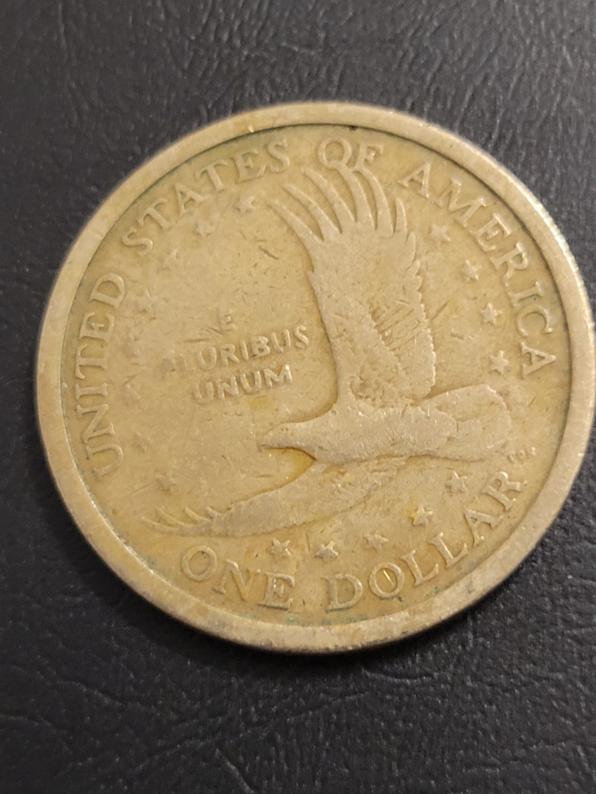 This Sacagawa 2007 Dollar Coin Error.