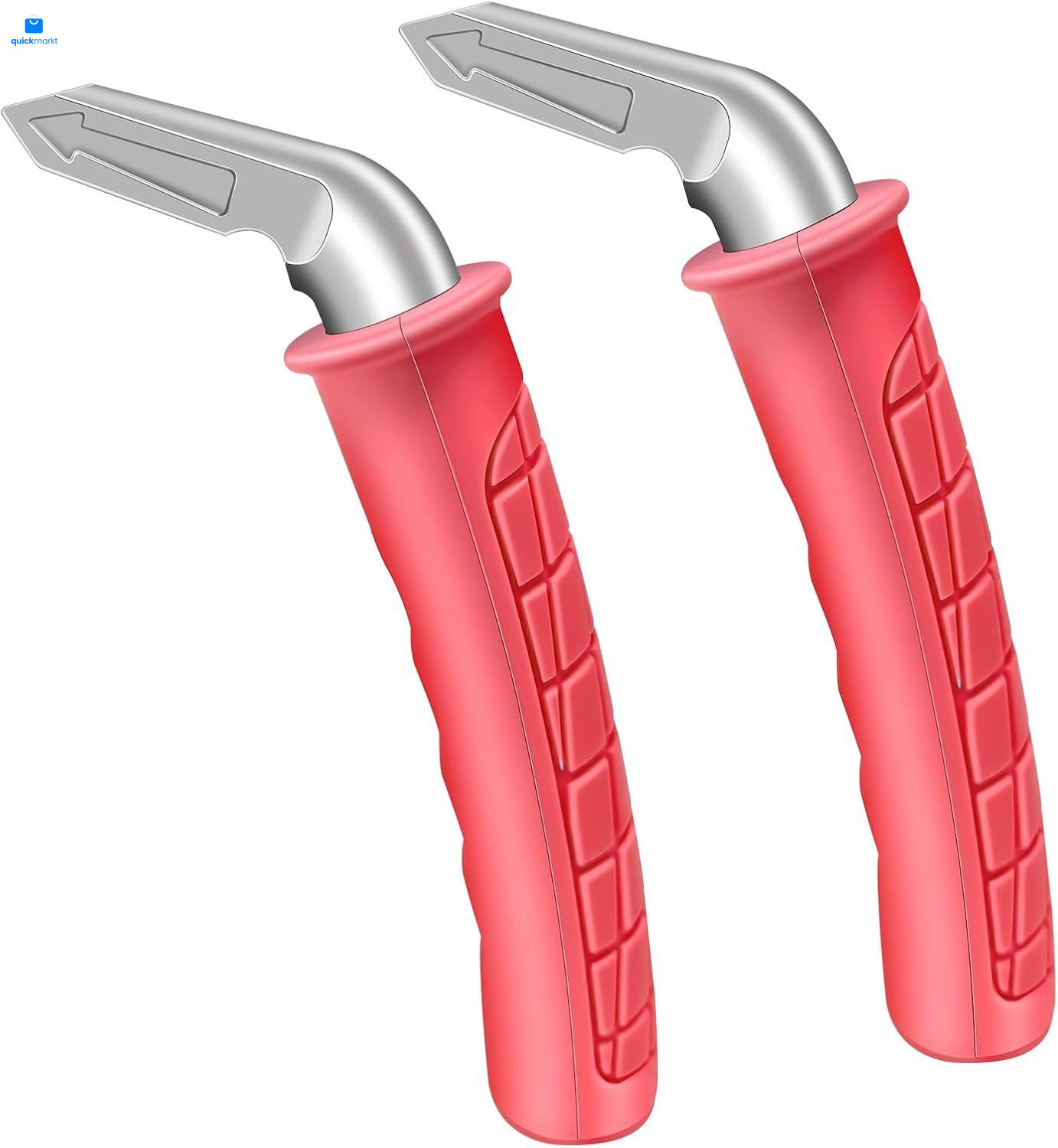 2 Pack Car Handle Assist for Elderly - Vehicle Support - Auto Grab Red