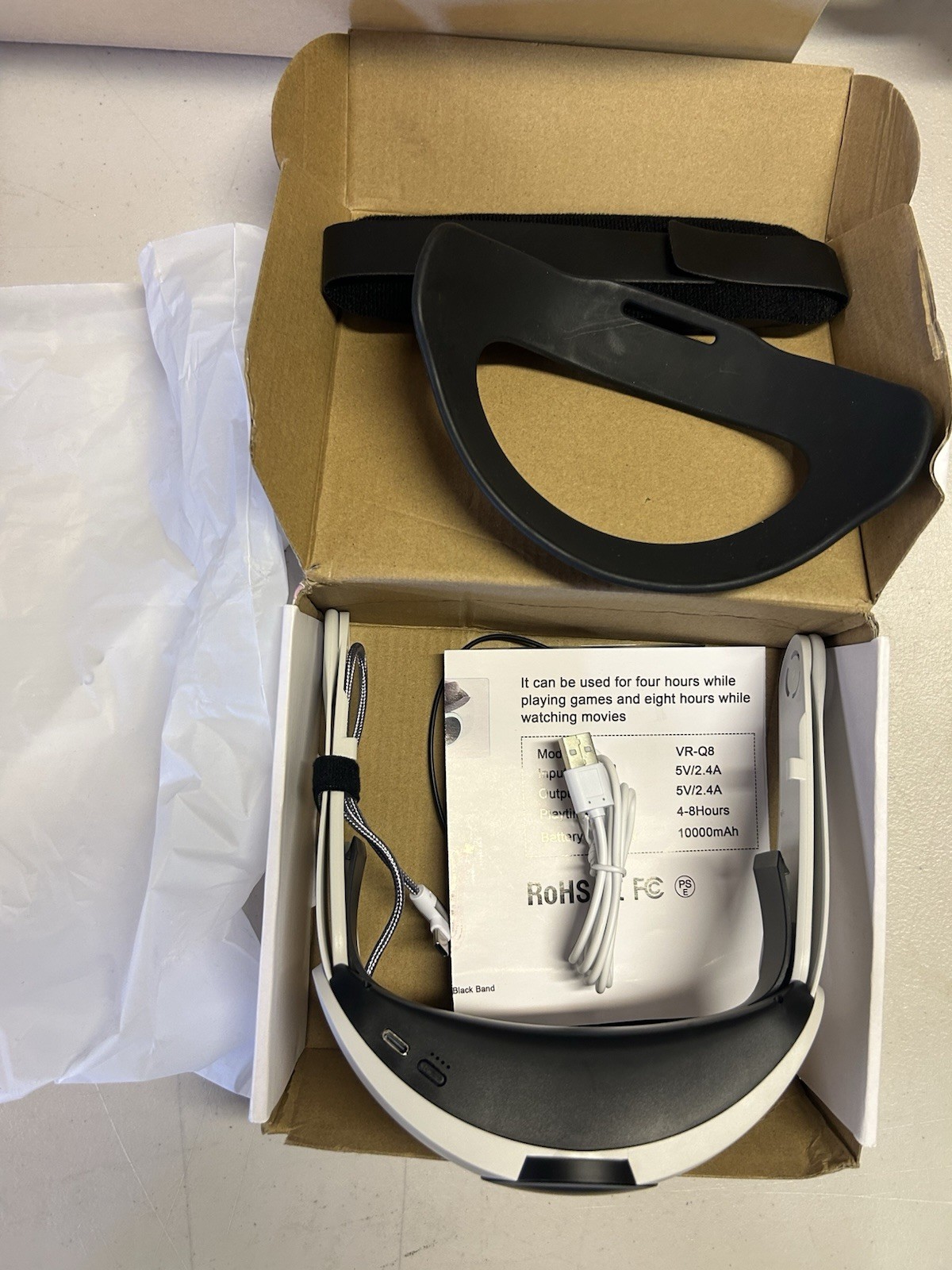 Bioherm Adjustable Head Strap Compatible with Oculus Quest 2