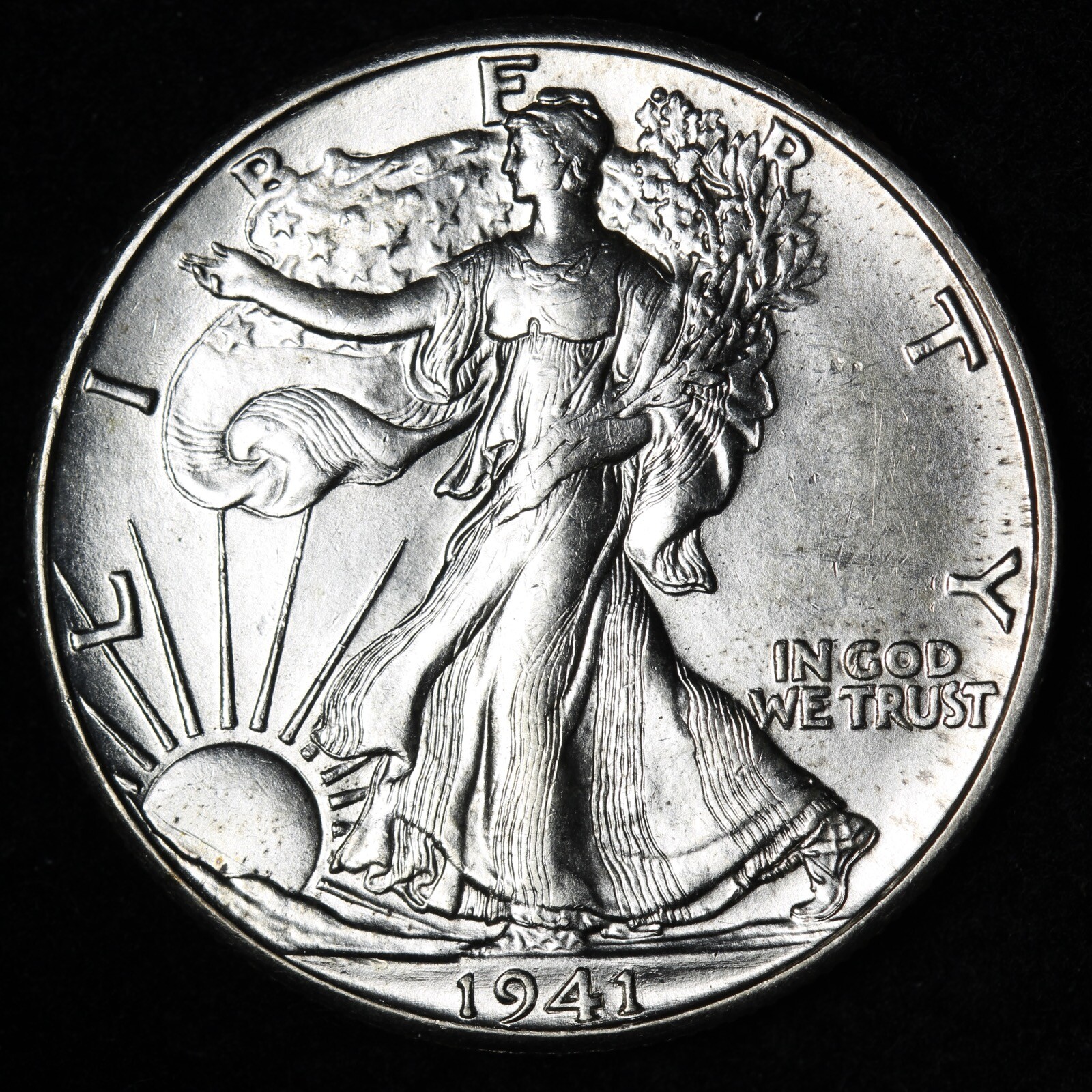 1941-D Walking Liberty Silver Half Dollar BU *UNCIRCULATED* MS E356 AEL