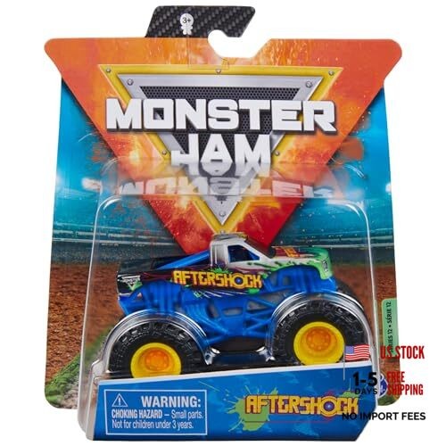 , Official Aftershock Monster Truck, Die-Cast Vehicle, Forces of Nature