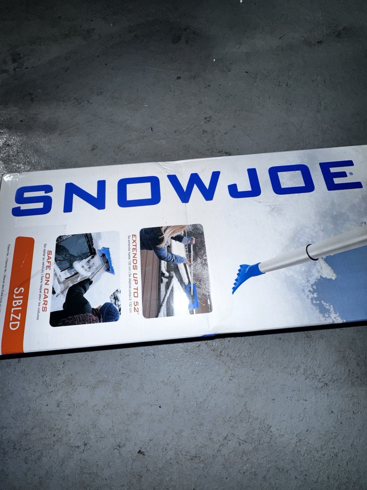 SnowJoe 2-In-1 Ice Scraper And Snow Broom