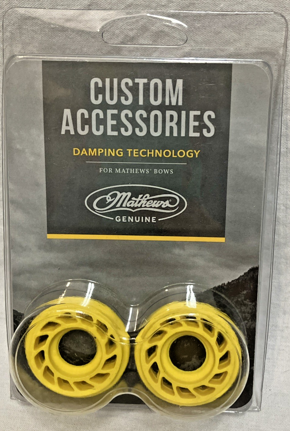 Mathews Archery Custom Color Damping Accessories Rubber 3/8 Yellow