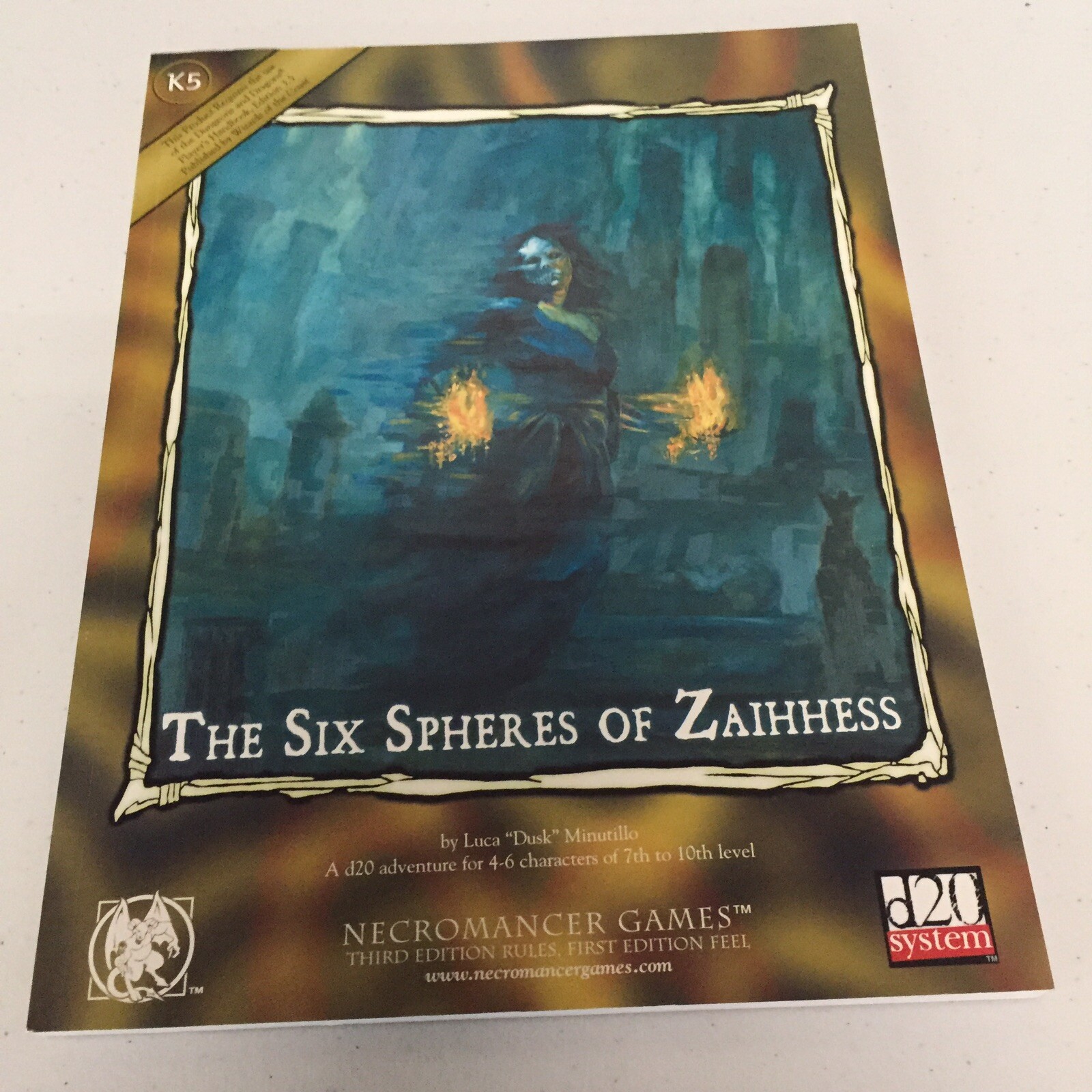 Necromancer Games The Six Spheres Of Zaihhess For D20 K5 Free S&H