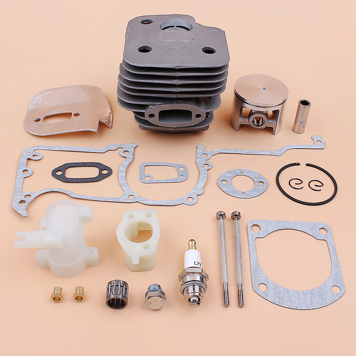 52mm Cylinder Piston Big Bore Kit For Husqvarna 272 268 Chainsaw Nikasil Plated