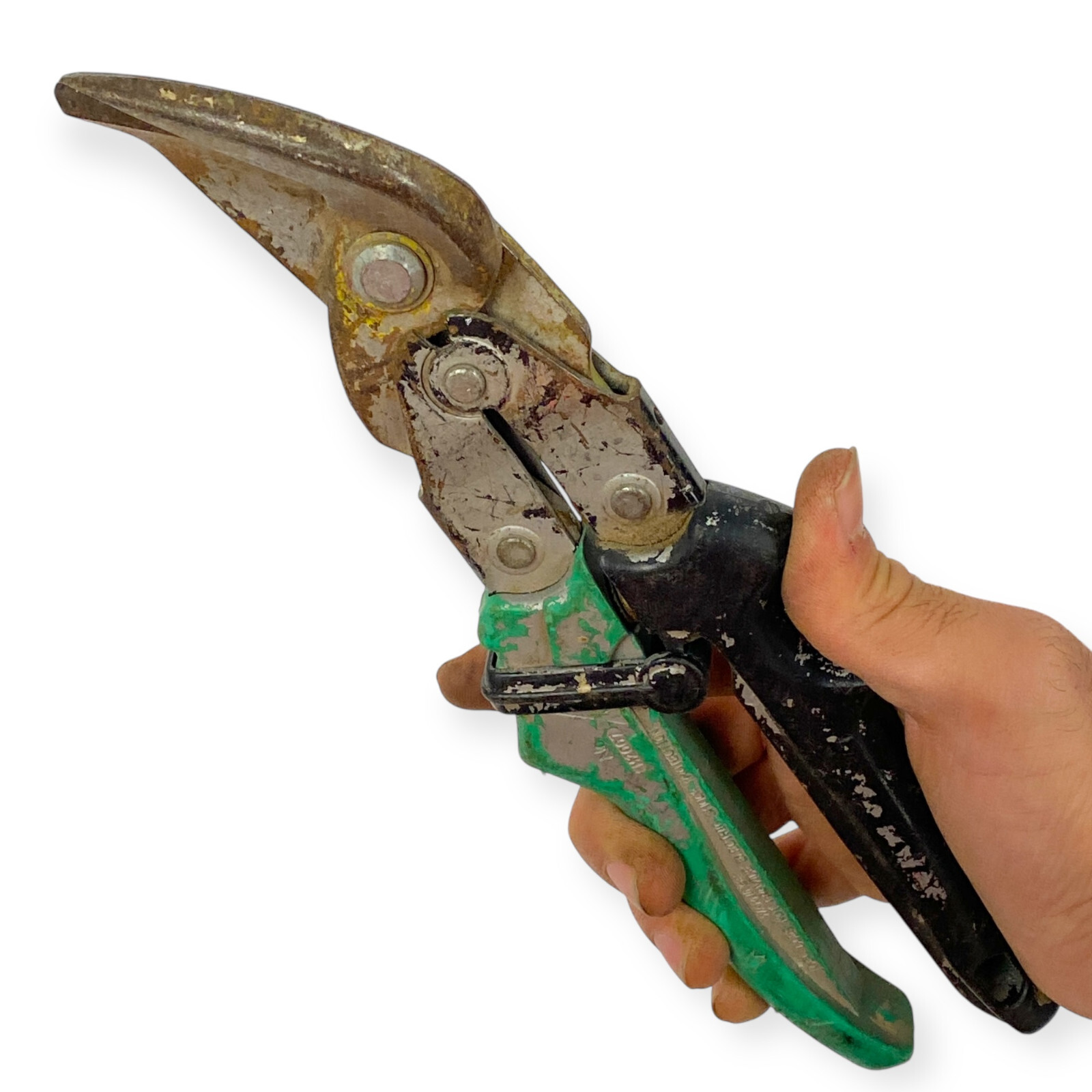 Malco M2007 Max 2000 Right Cut Offset Aviation Snips, Made in USA