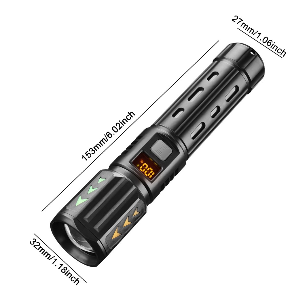 99000000 Lumen Bright LED Tactical Flashlight Rechargeable LED Work Lights 2026