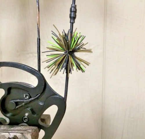 12 PC CAMO Pro Pack Cat Whisker Rubber Bow String Silencers - REDUCE BOW TWANG