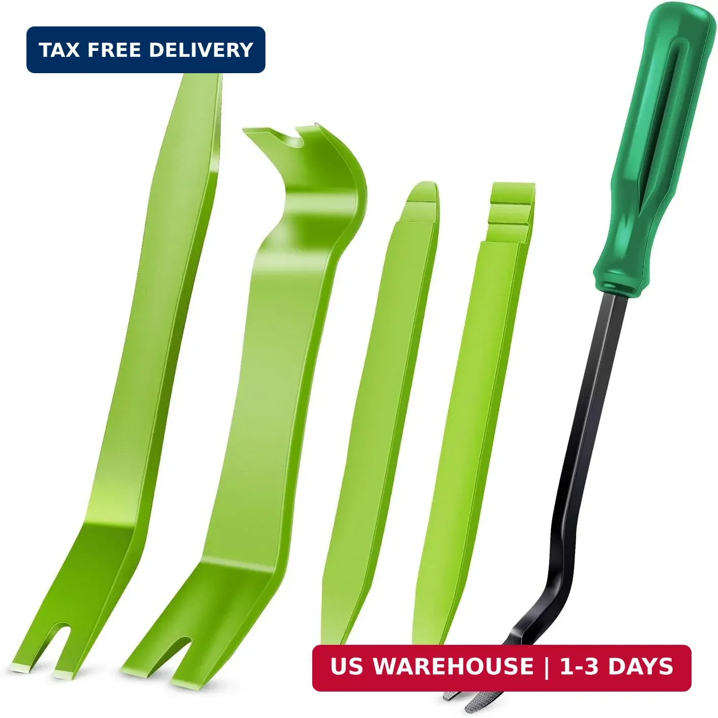 5PCS Auto Trim Removal Tool Kit No Scratch Car Dash Panel Fastener Remover
