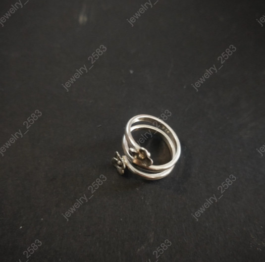 Foot Wear Solid Metal Womens Adjustable Cute Flower Toe Ring 925 Sterling Silver