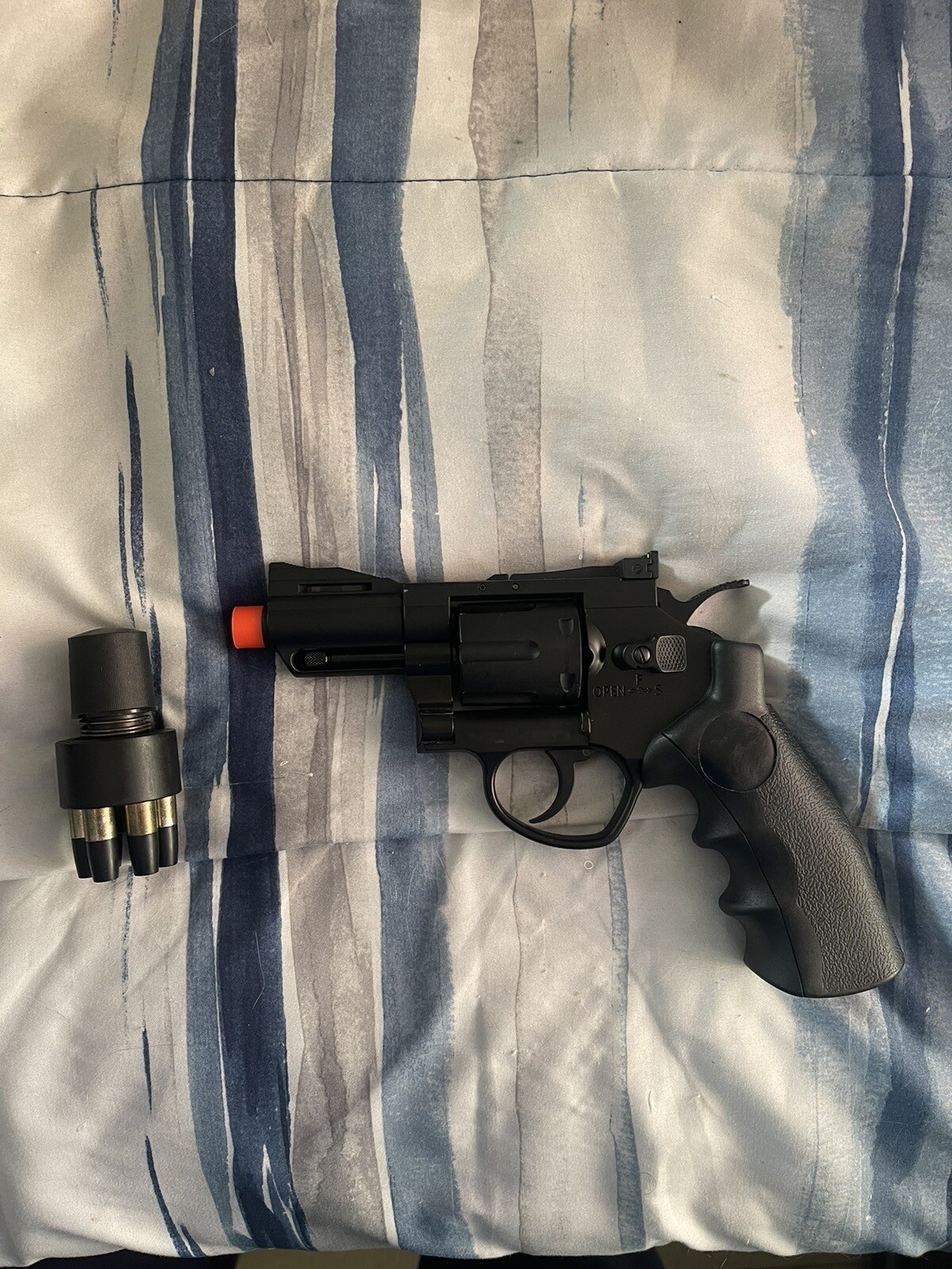 Assorted Airsoft Guns - Sniper, AEG, Two CO2 Pistols + Accessories