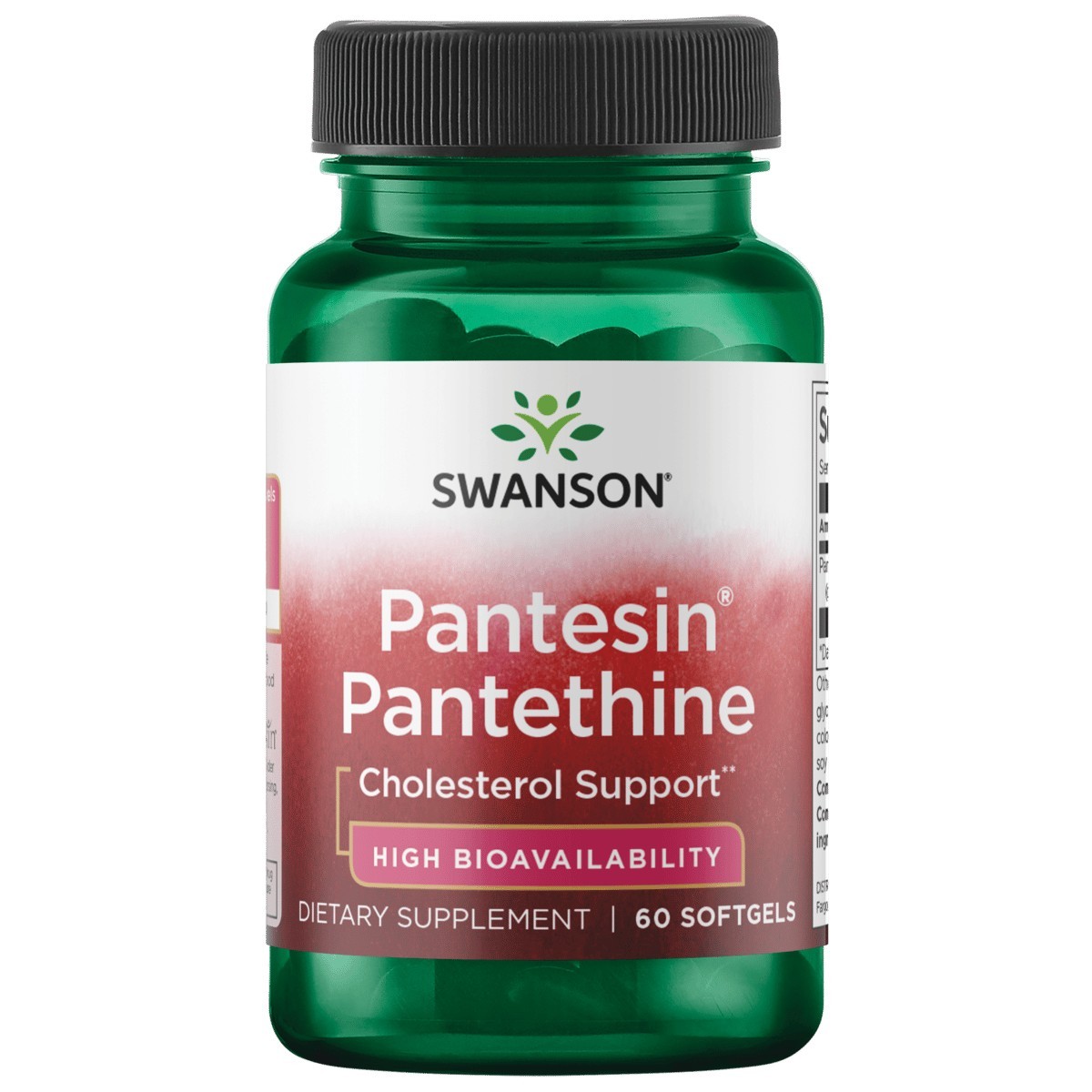 Swanson Pantesin Pantethine 300 mg 60 Sgels Beauty Care Skin Natural Pure New