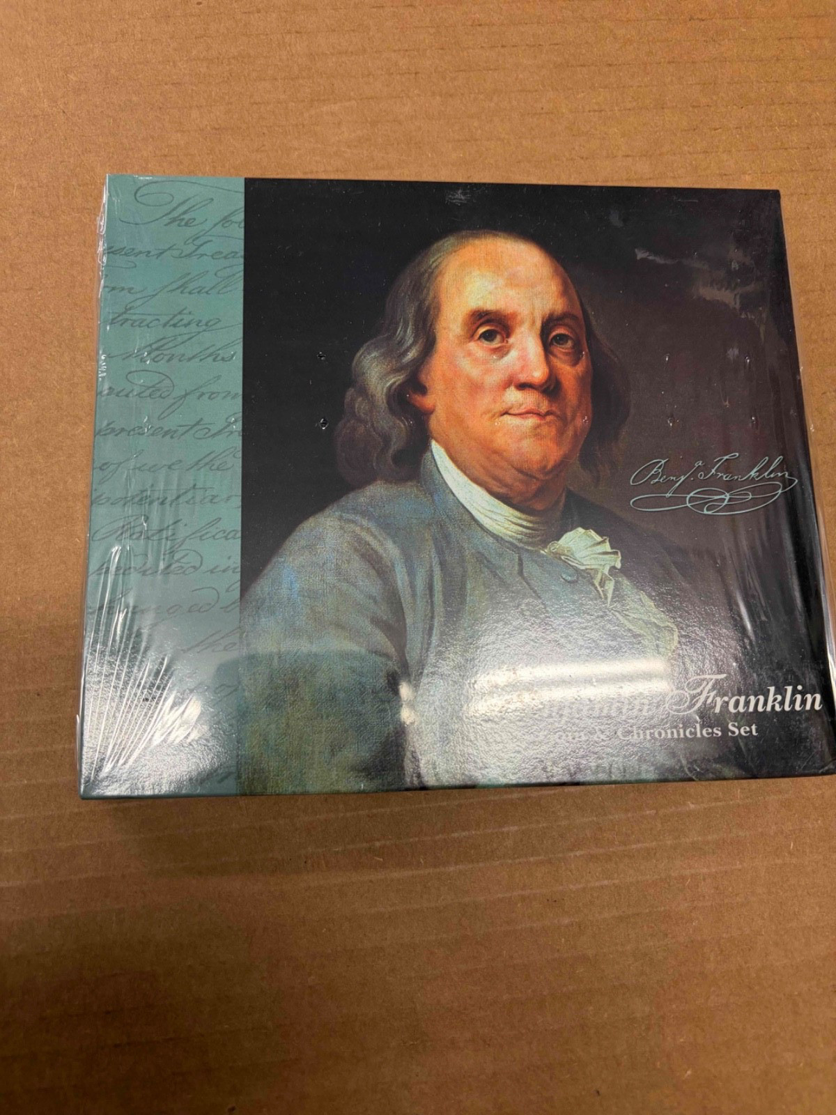 2006 Benjamin Franklin Coin and Chronicles Set with Stamps & Almanac COA & OGP