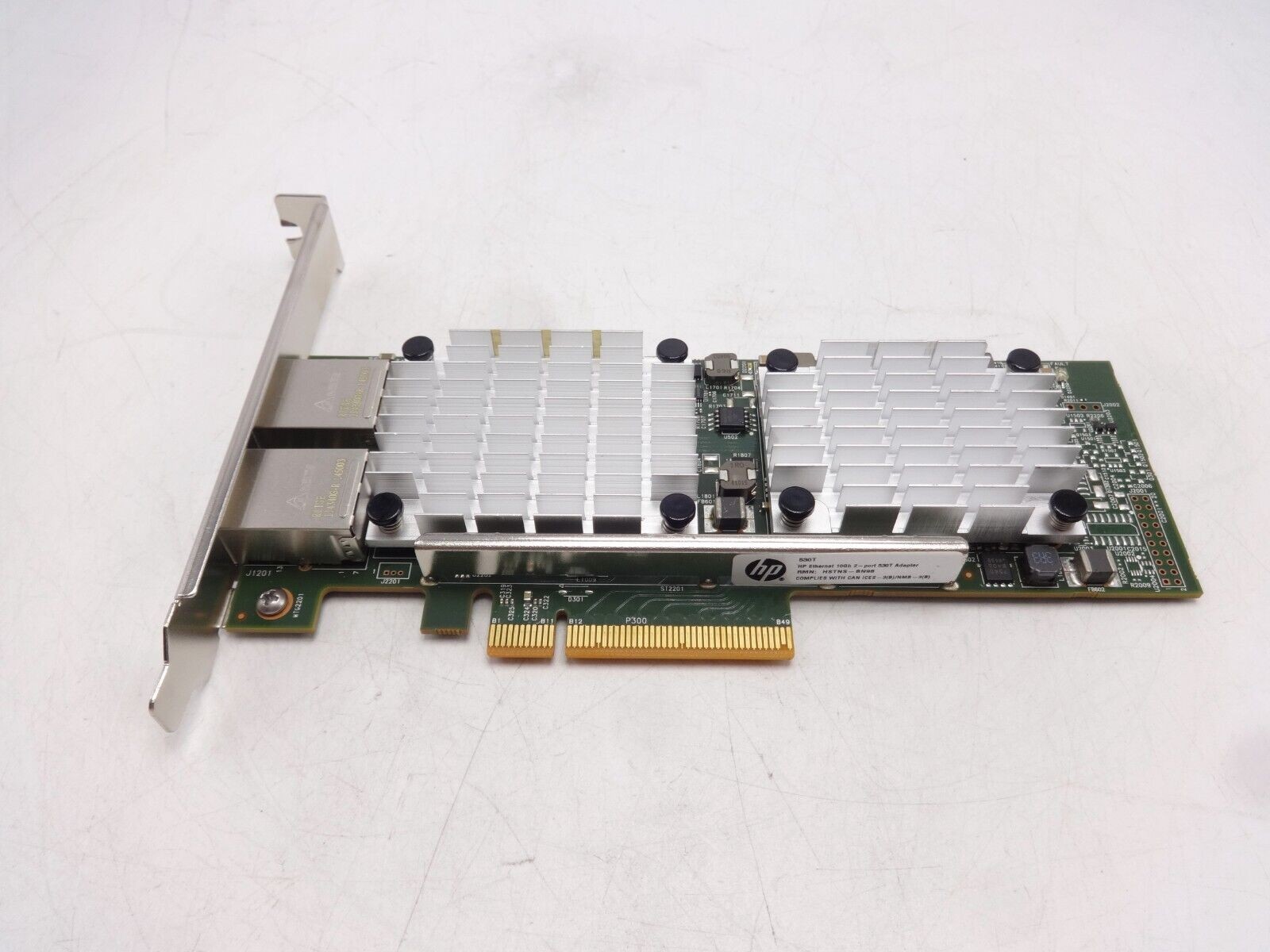 HPE 10GbE RJ45 Dual Port Card 530T ProLiant Gen8 Gen9 Gen10 Servers Full Height