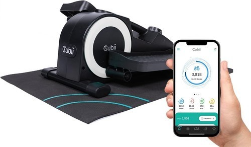 Cubii JR1+ Under Desk Elliptical Exercise Machine Non Slip Portable Bluetooth