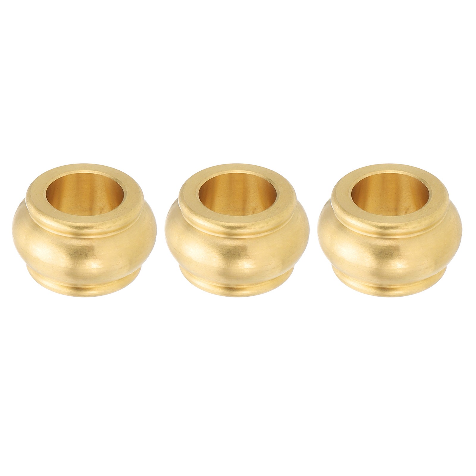 Lamp Solid Brass Neck 3 Pcs Turned Brass Spindle Slips Lamp Finial 27 x 16mm