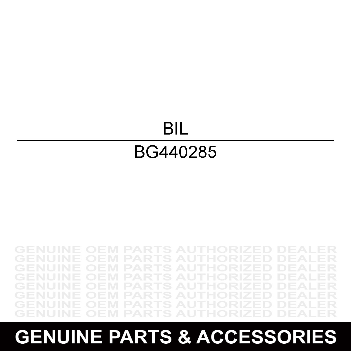 Billy Goat 440285 Screwcap 7/16"- 20 X 2 3/4" Gr. 8 W/Patch F902S F902H F1002V