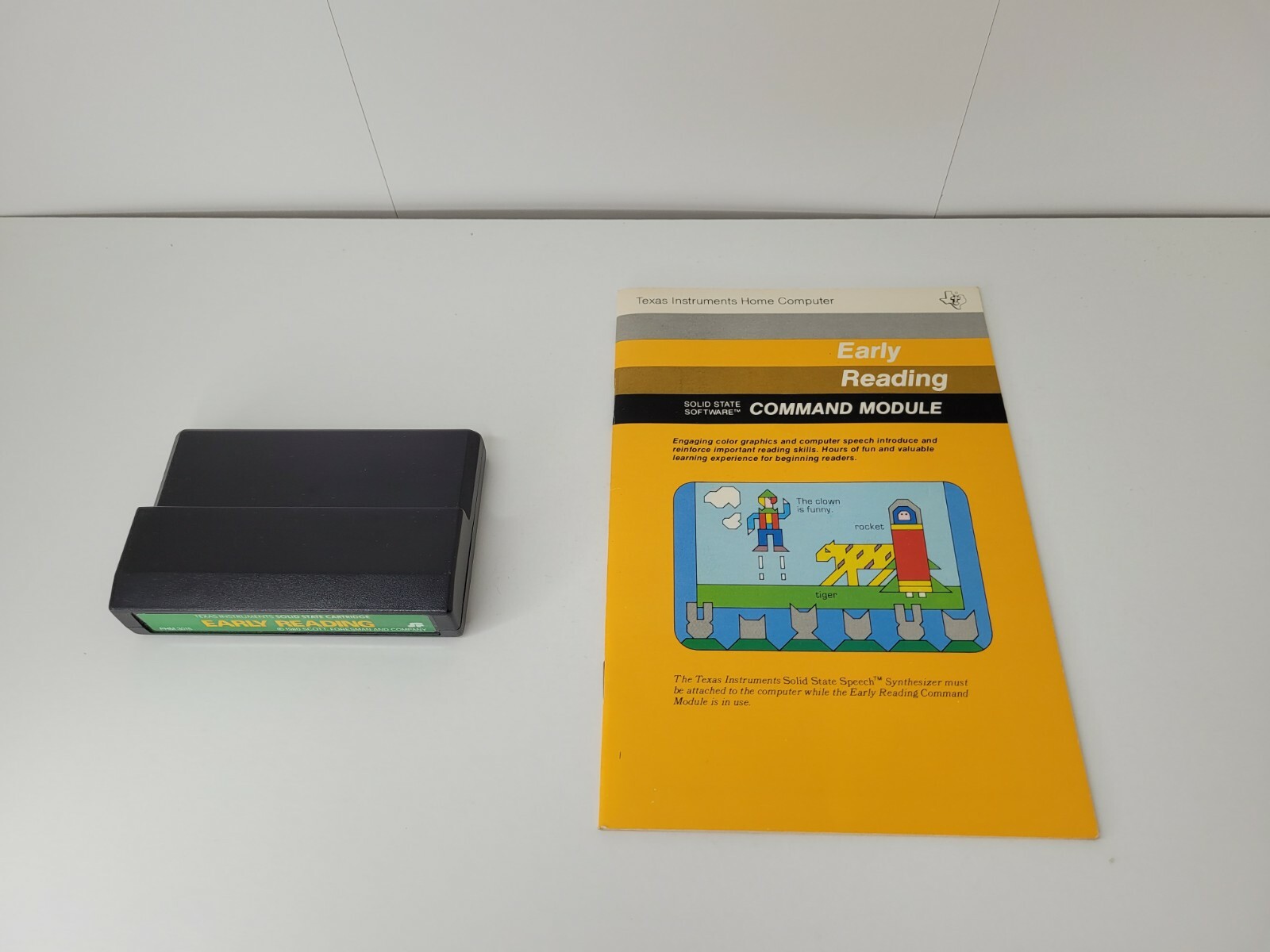 Texas Instruments Home Computer Early Reading Command Module Applications Manual