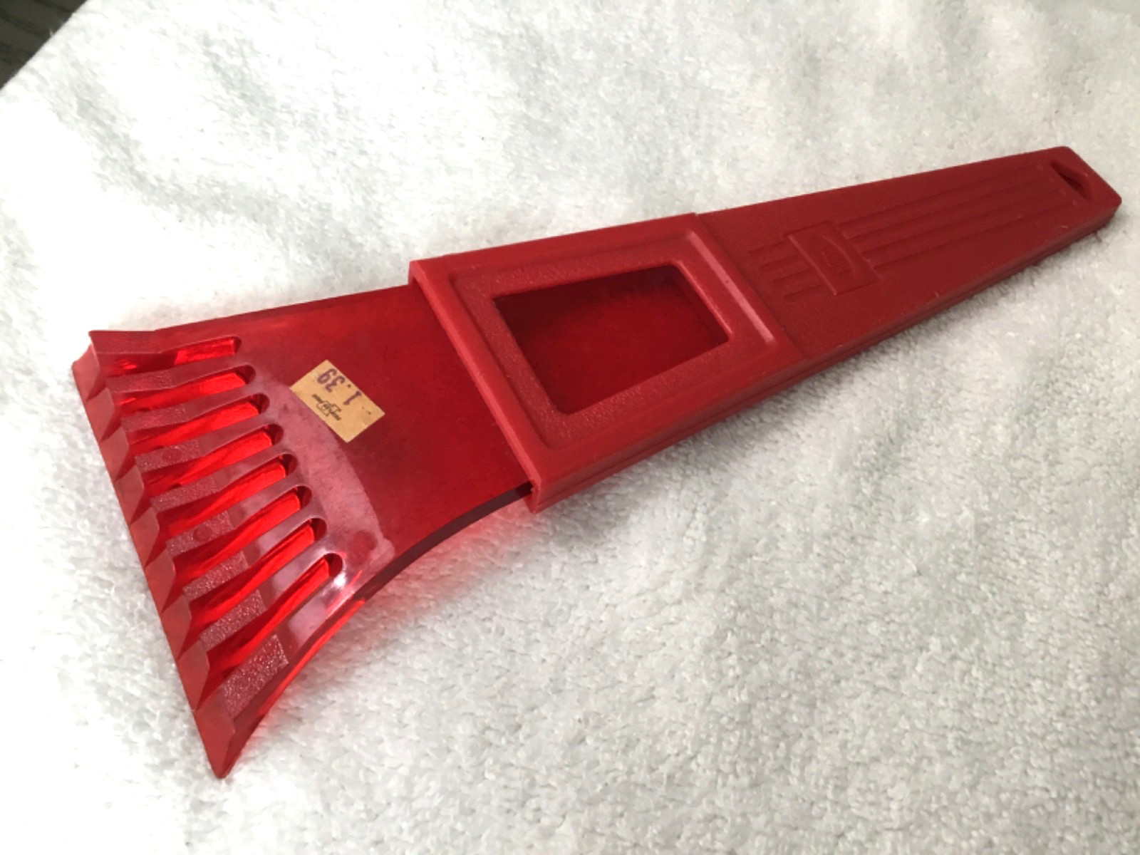 Vintage 1970's HOPPY 10"New Ice Scraper Car Windshield Heavy Duty 2-Stickers USA