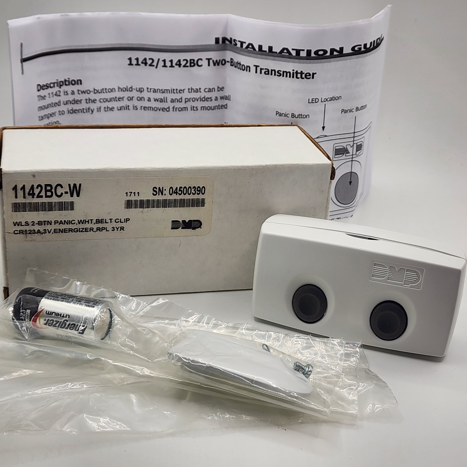 DMP 1142BC-W 2 Button Wireless Transmitter