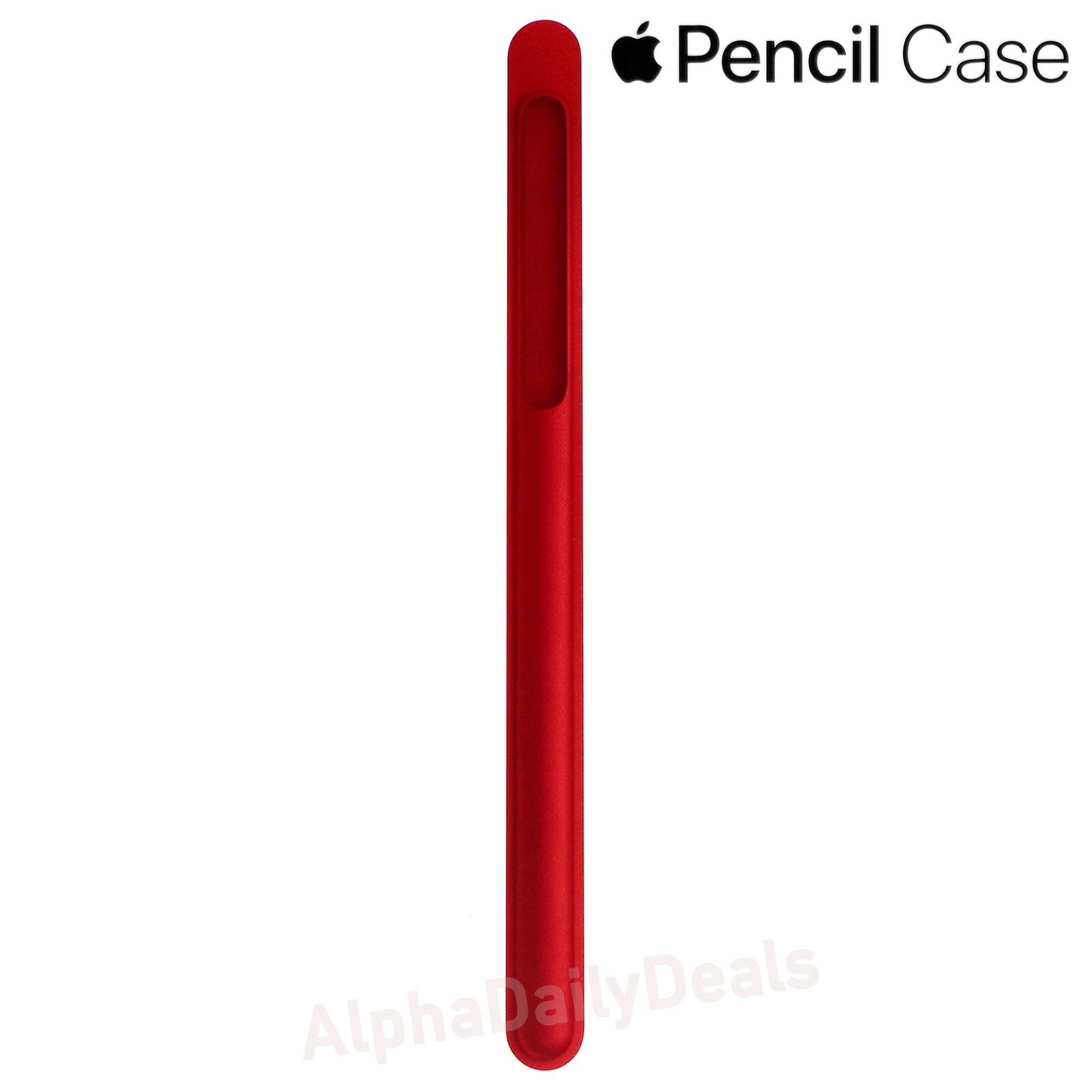 Genuine OEM Apple Pencil Pro 1st 2nd Gen Case Holder Cover - Red Leather