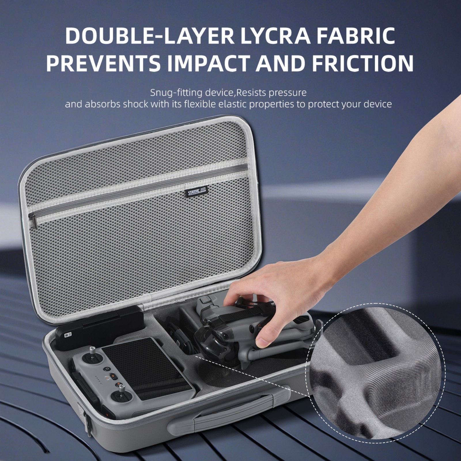 Portable Carrying Case for DJI Mini 5 Pro & RC 2 Controller - Fly More Combo
