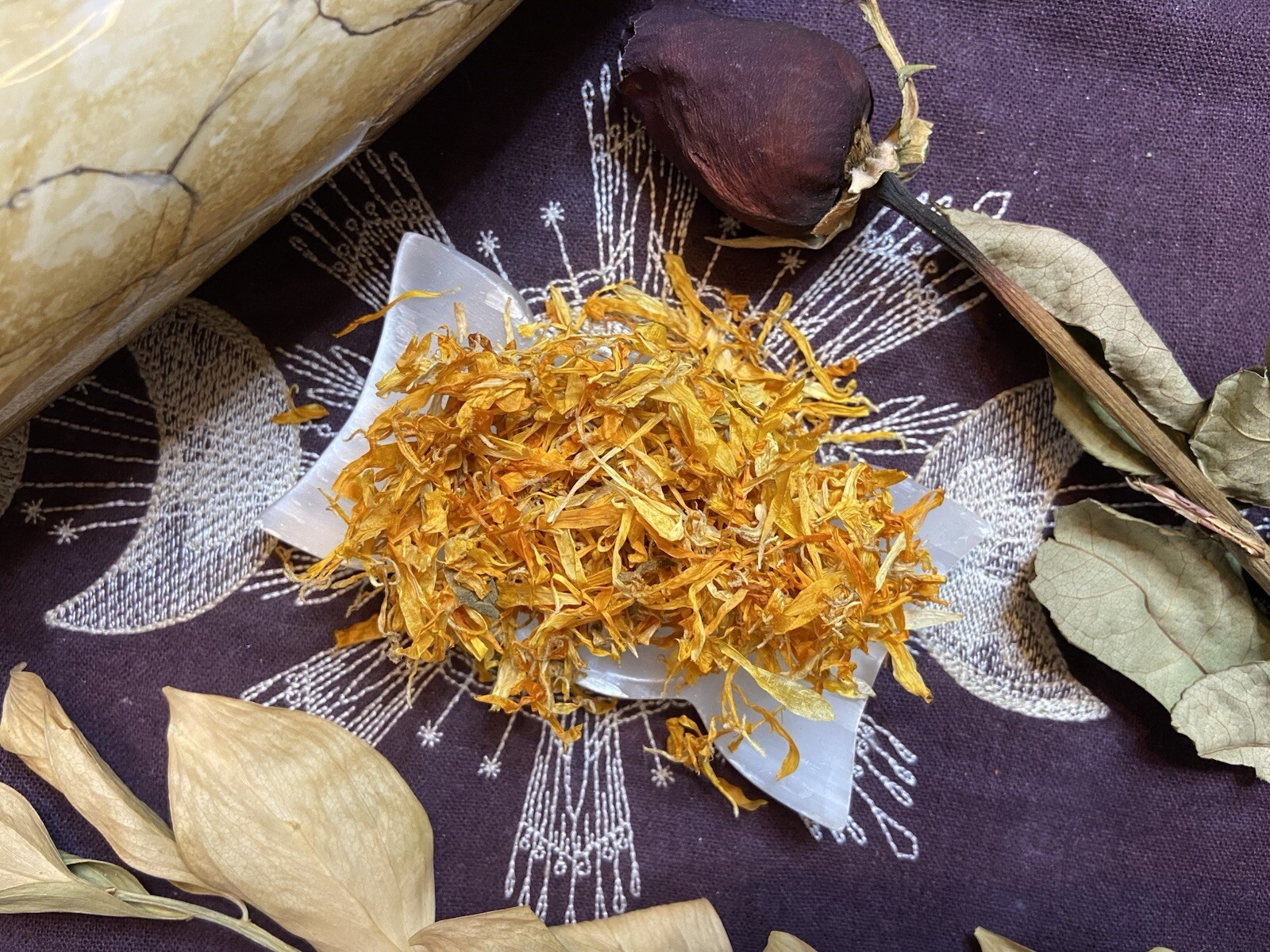 Calendula (Marigold) Petals, Love Spell Divination, Happiness, Protection