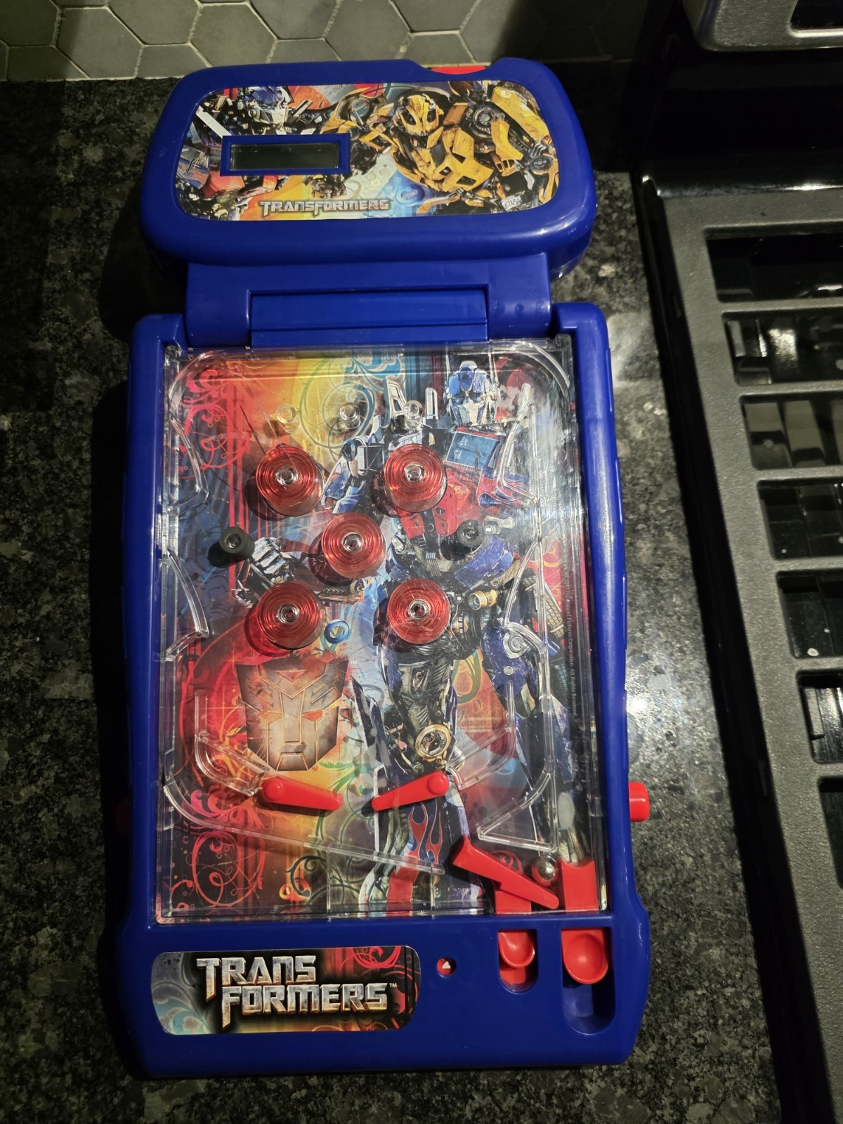 Vintage Transformers Dark Of The Moon Tabletop Pinball Hasbro Game 8642 Works