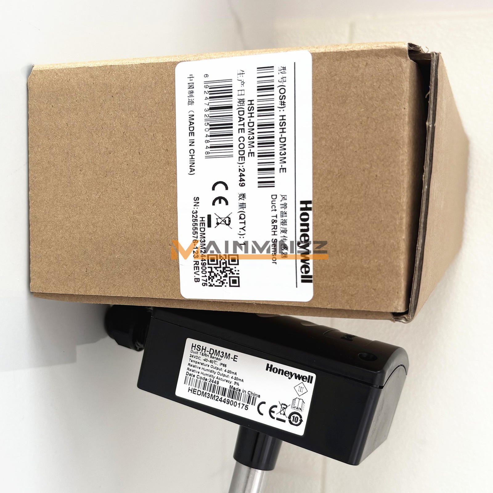 1PC New Honeywell Air Duct Temperature and Humidity Sensor HSH-DM3M-E 4~20mA