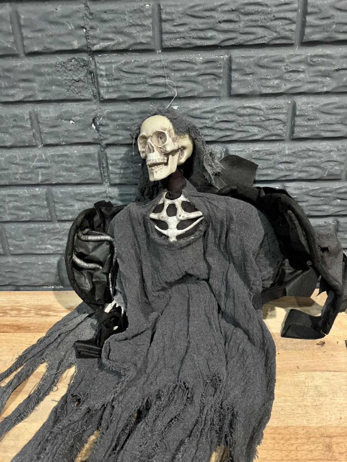 Hanging Halloween Creepy Skelton Tested Works READ MORE