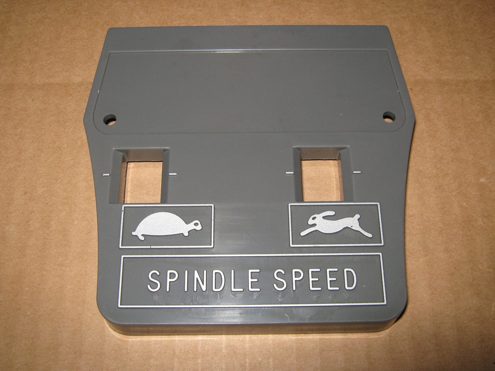 Plastic Face Plate 2HP Vari Speed Bridgeport Mills