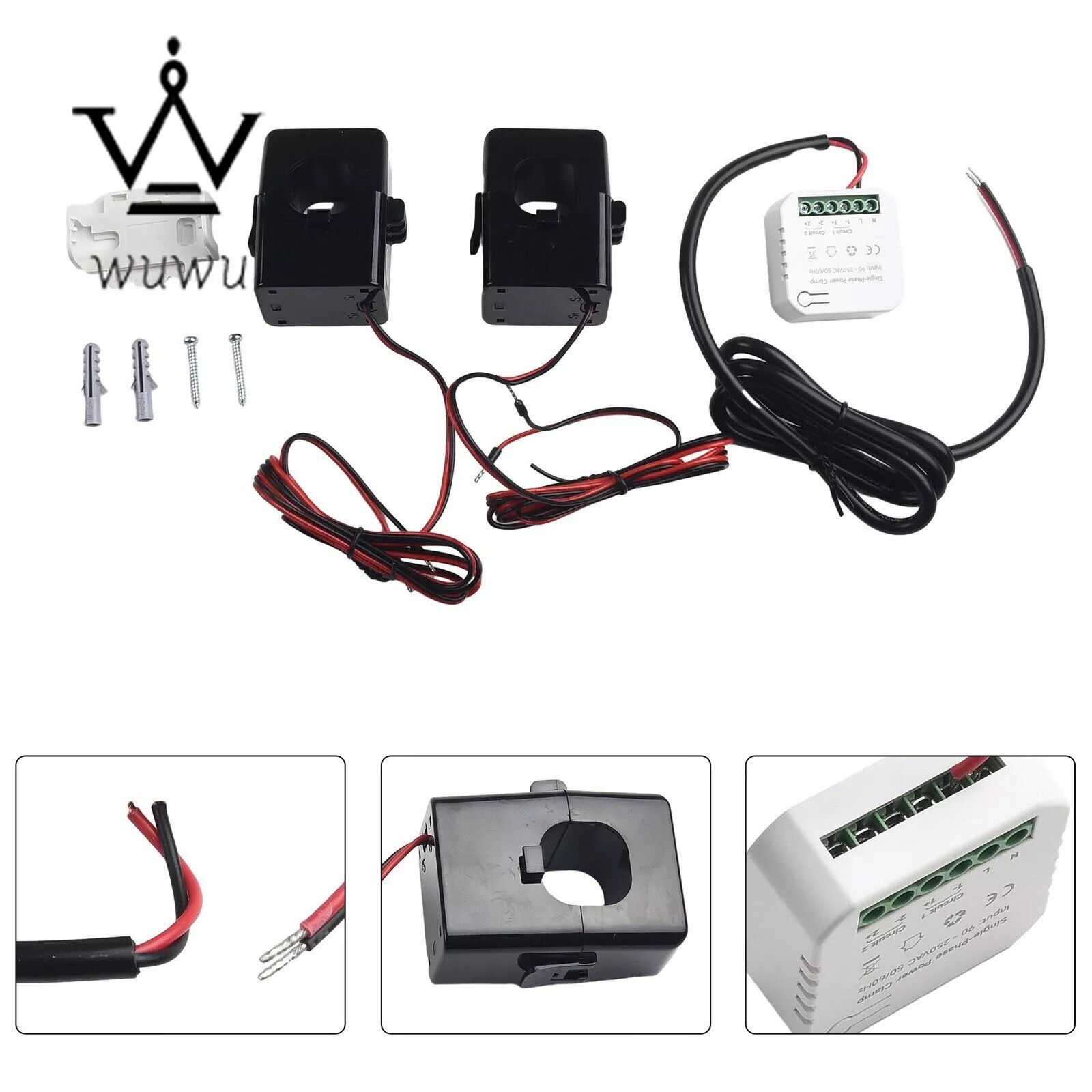 Energy Meter 200A with 2 Clamp CT and Automation Feature