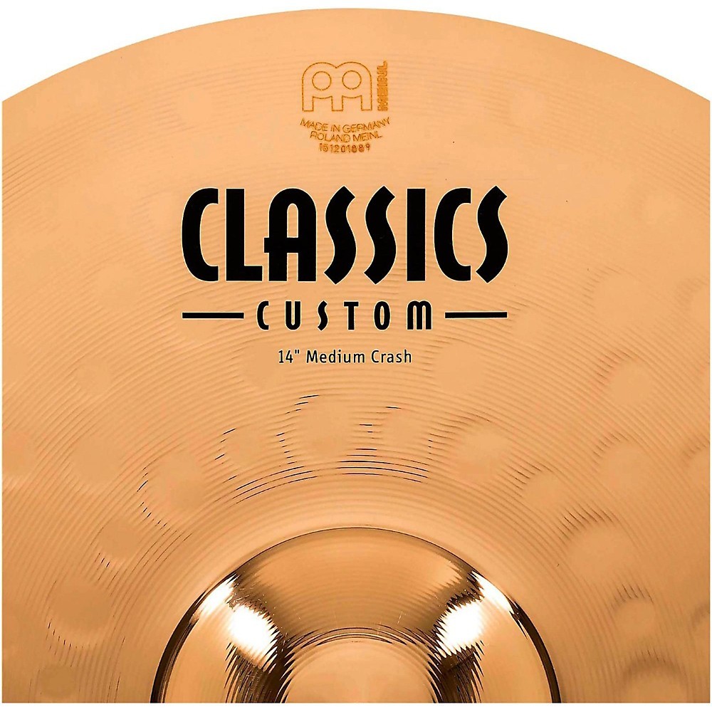 Meinl Classics Custom Medium Crash Brilliant 14 in.