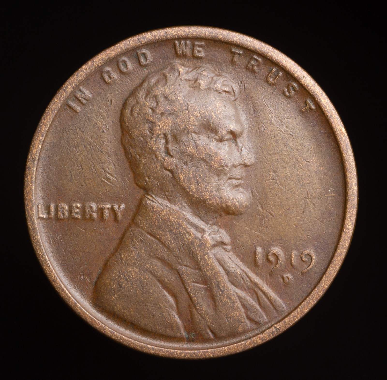 ✅ 1919-D Lincoln Wheat Cent. VERY NICE EARLY DATE.