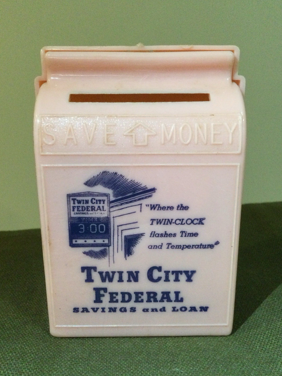 Original Unsearched Twin City Federal Bank 0.88 LB Old US Coins- Silver Visible