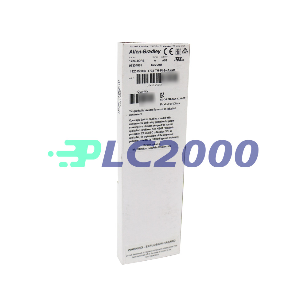 New Allen Bradley 1734-TOPS I/O Terminal Base Spring Clamp 8 Terminations