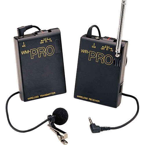 Pro WXF1 WLM wireless lavalier mic for Panasonic HC WXF1 VX1 V800 camcorder
