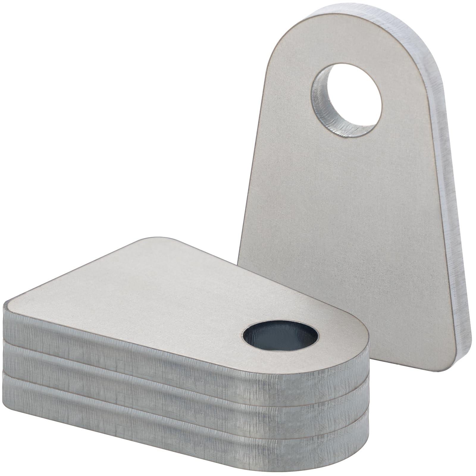 Weld on Tabs 1/2" Hole Steel Shock Mount Brackets 1/4 Thick Hardware 4 PCS
