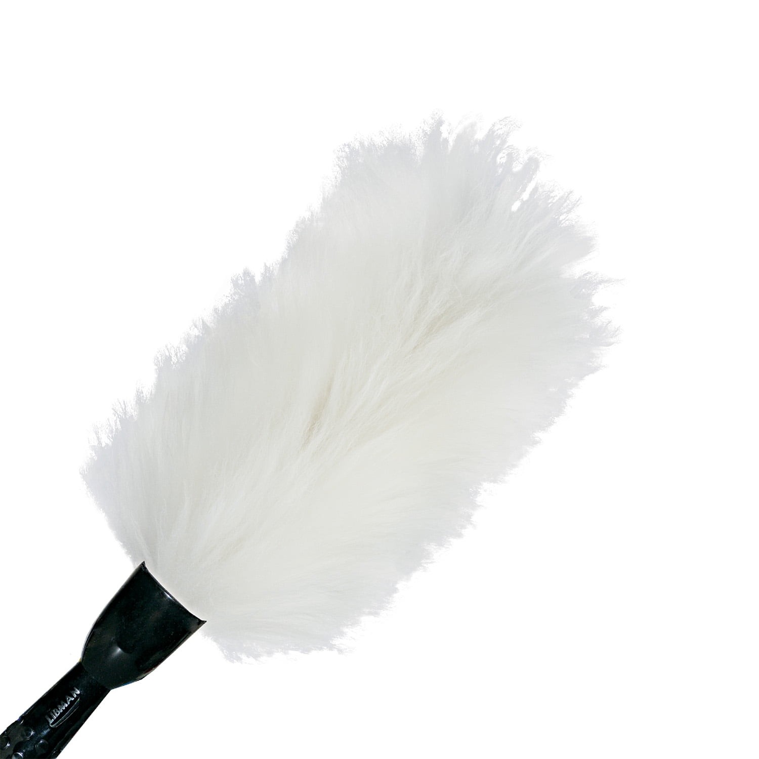 Natural Lambs Wool Duster Wand W/ Standard Extension Threaded Handle