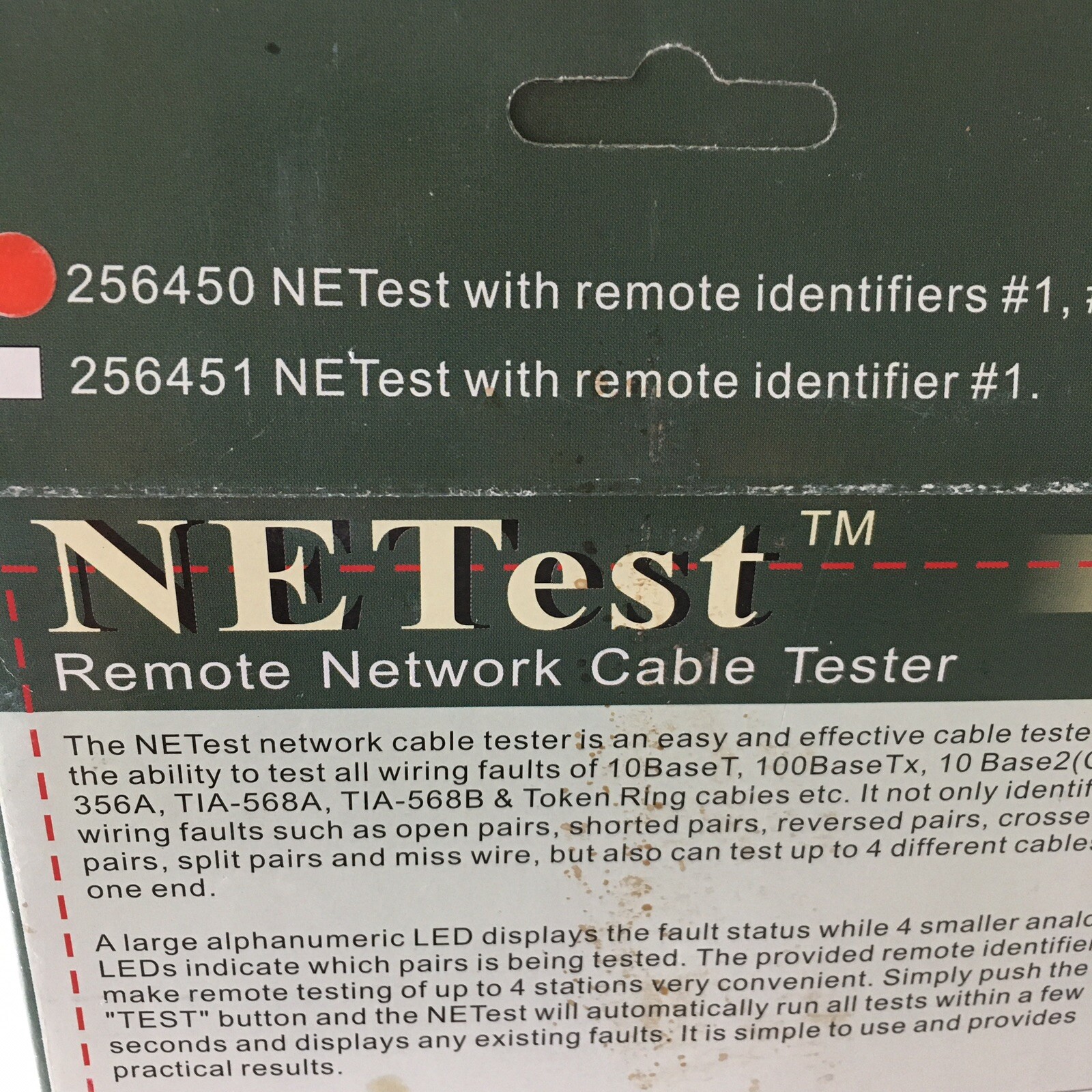 NE Test Remote Network Cable Tester