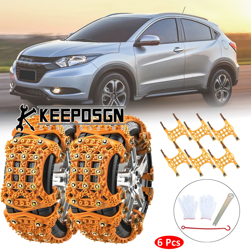 SUV Car Wheel Snow Tire Chain AntiSkid Winter Emergency Mud Safe for Honda HRV