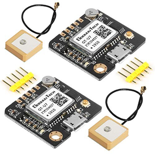Doudou 2pcs GT-U7 GPS Module, High Sensitivity, Low Power Consumption,