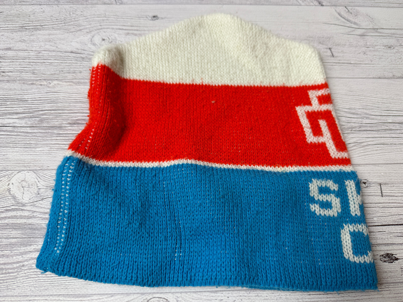 Vintage SKA CS Ski Winter knit Beanie Hat