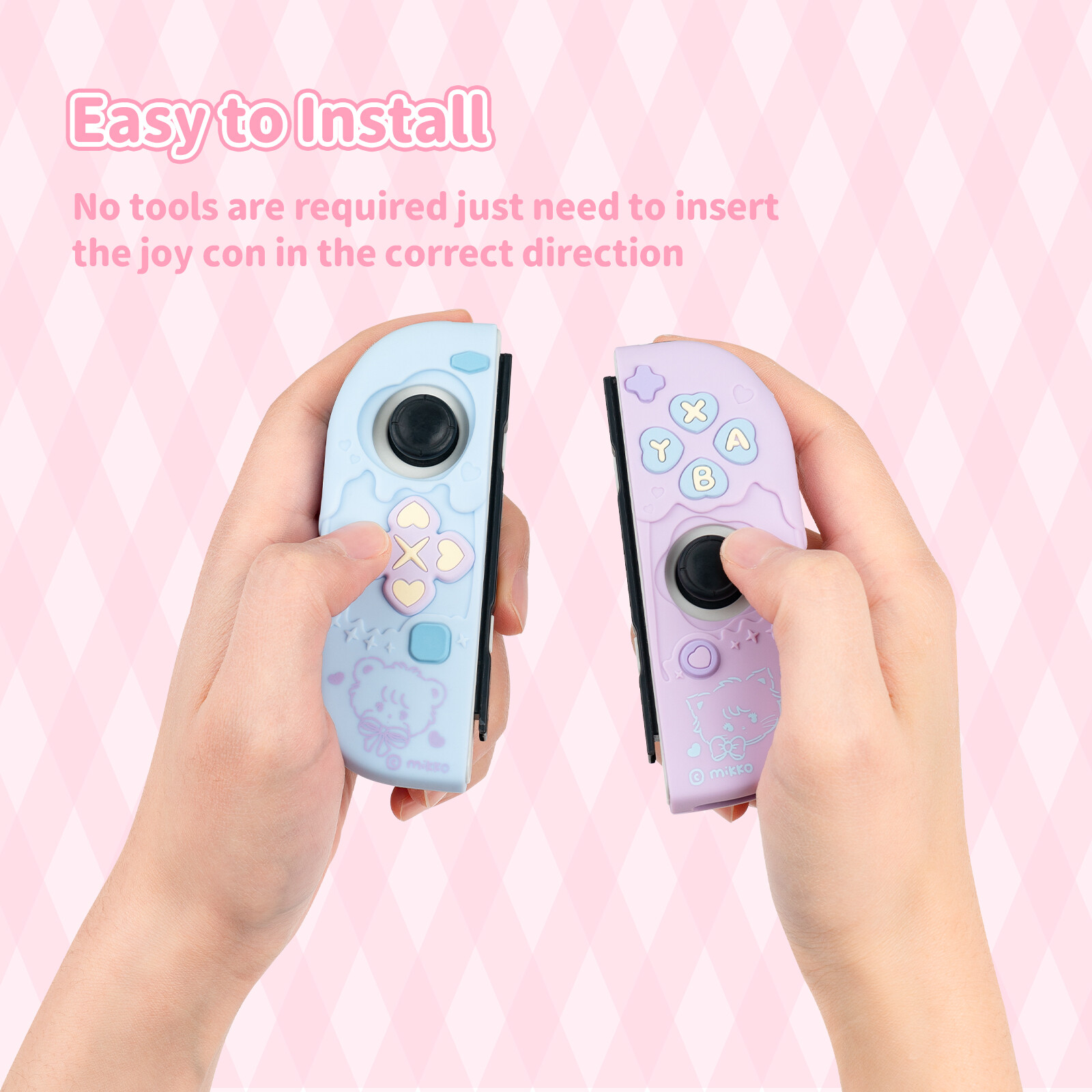 GeekShare Mikko Protective Case for Switch OLED / Regular Switch JoyCon Cover