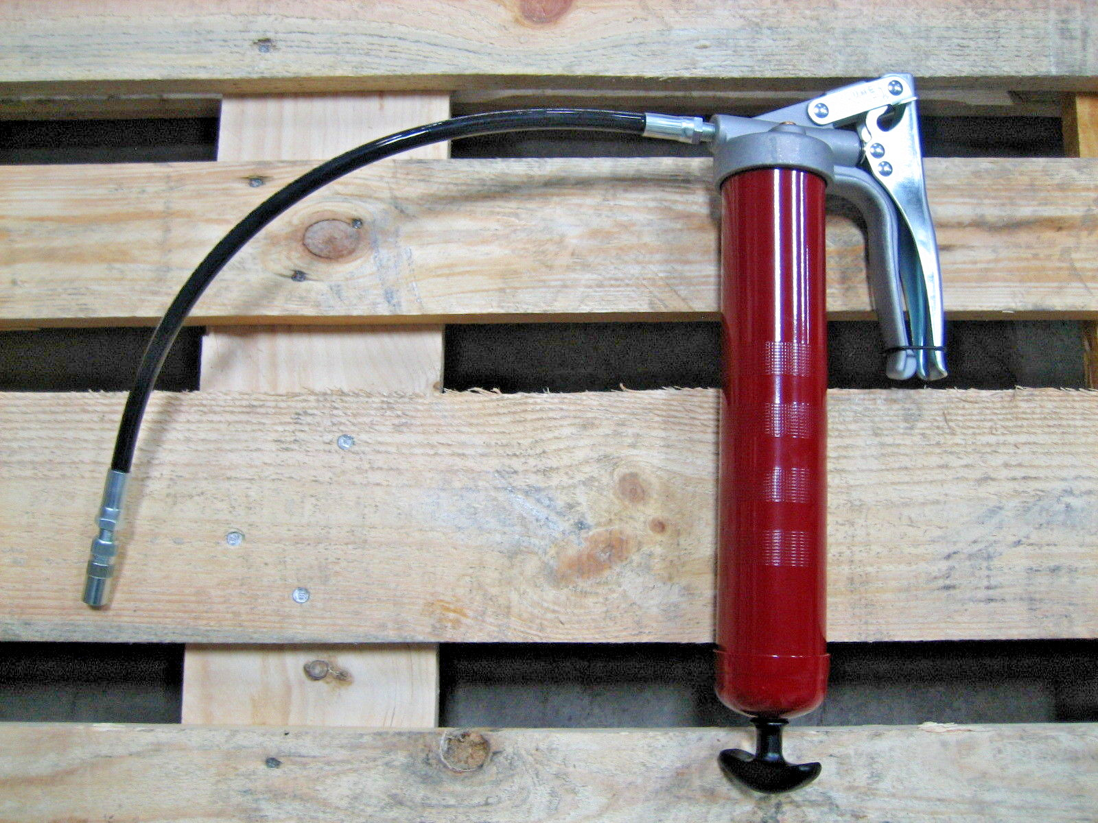 Alemite 555-E 18" Flexible Extension Pistol Grip Grease Pump Gun Hi/Low 7500 PSI