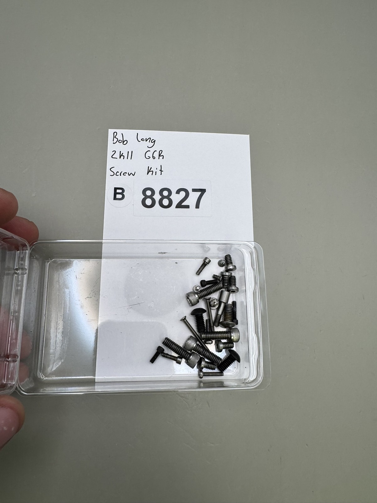 Bob Long 2k11 G6R Screw Kit